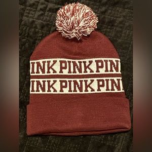 Victoria Secret PINK Pom beanie